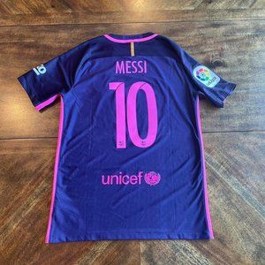 Barcelona 16/17 away player version soccer jersey - Messi #10 🇪🇸🟣